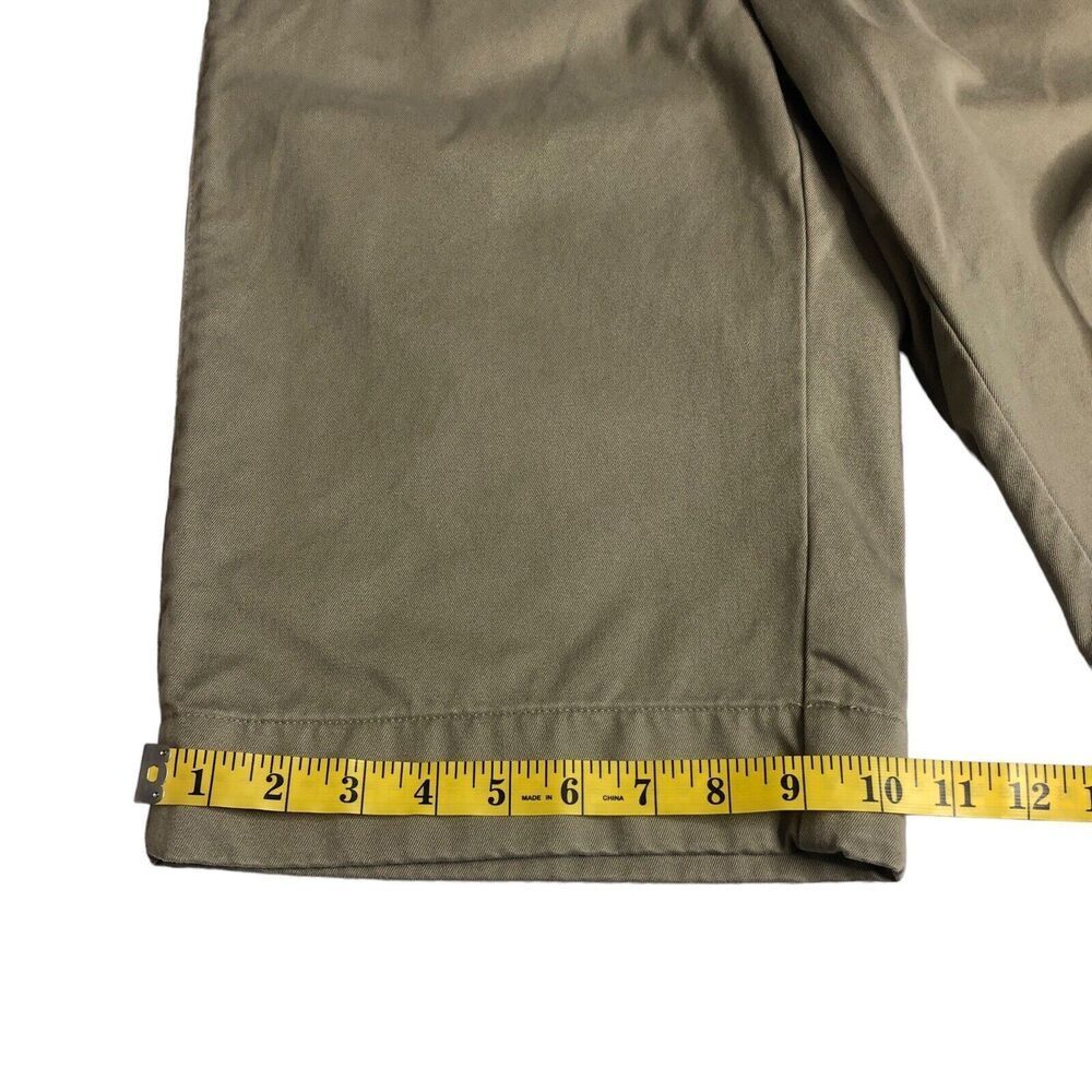 Vintage Ralph‎ Lauren Shorts Womens 4 Brown Bermuda Mid Rise Button Fly Safari - Picture 10 of 14